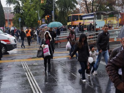 İstanbul'da yağmur etkili oluyor