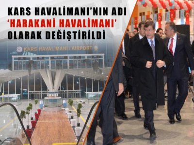 Kars Havaalanı`nın İsmi Değiştirildi