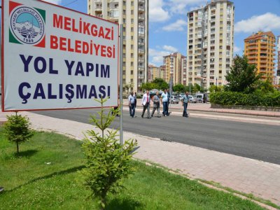 Kayseri'de Köşk Caddesi yenileniyor