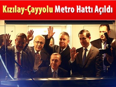 Kızılay-Çayyolu Metro Hattı Açıldı
