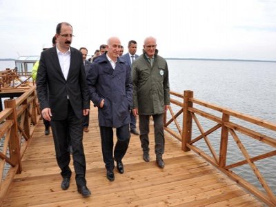 KIZILIRMAK KUŞ CENNETİ`NDE TURİZM YATIRIMLARI İNCELENDİ