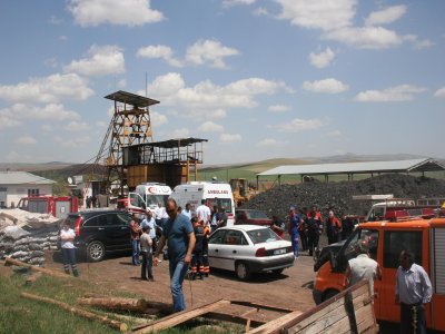 Kömür ocağında göçük: 1 ölü, 6 yaralı