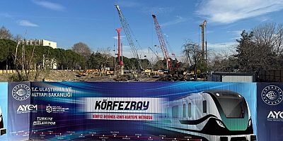 Körfezray Metro Projesi Hızlanıyor