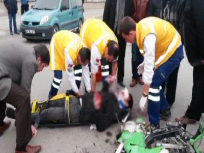 Kural ihllalleri kazaya sebep oldu: 1 yaralı