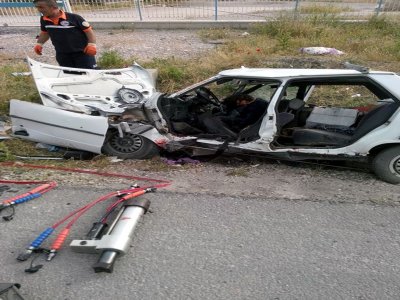 Kütahya'da kaza: 1 ölü, 3 yaralı