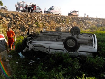 Kütahya’da kaza: 1 ölü, 4 yaralı