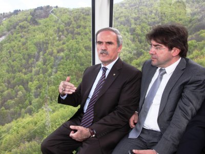 Mayıs ayı sonunda teleferik yolculu seferlere başlıyor