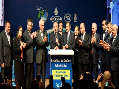 Melen Barajı Temeli Atıldı