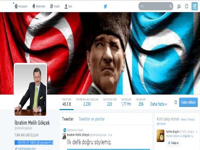 Melih Gökçek’in Twitter hesabı çalındı