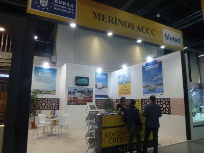 Merinos AKKM, kongre turizmi için uluslararası fuara katıldı