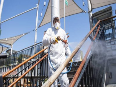 MERSİN`DE KÖŞE BUCAK DEZENFEKTE ÇALIŞMASI