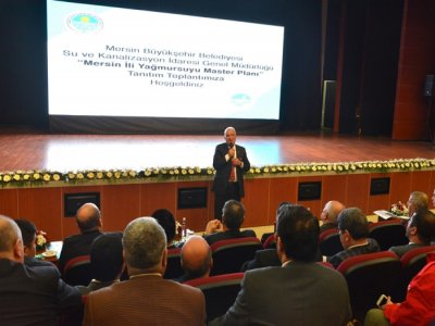 MERSİN`DE YAĞMURSUYU MASTER PLAN TOPLANTISI YAPILDI