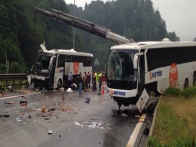 Metro Turizm Bolu`da Kaza Yaptı
