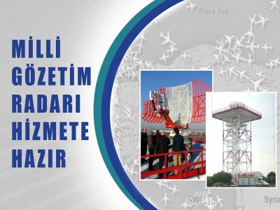 Milli Gözetim Radarı Hizmete Hazır