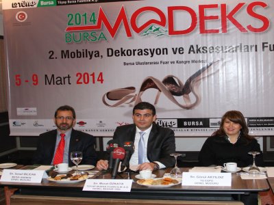 MODEKS 2014 Fuarı, kapıları yarın mobilya severlere açacak