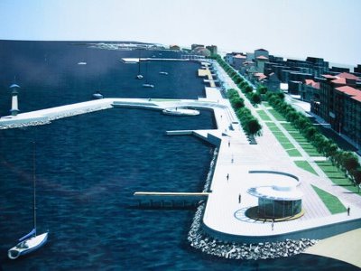 MUDANYA SAHİLİNDE İMALAT BAŞLADI