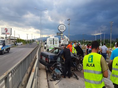 Nazilli'de kaza: 2 ölü, 1 ağır yaralı