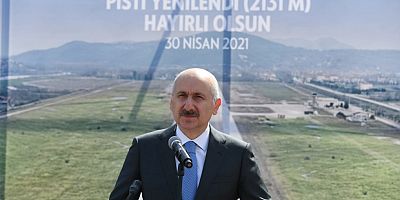 PİSTİ YENİLENEN ZONGULDAK ÇAYCUMA HAVALİMANI AÇILDI