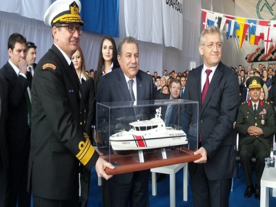 Sahil Güvenlik Kontrol Botları Teslim Töreni