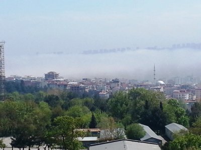 Samsun bulutlar altında kaldı