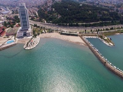 SAMSUN SAHİLLERİ MAVİ BAYRAK`LA TAÇLANDI