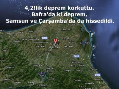 Samsun`da Deprem!