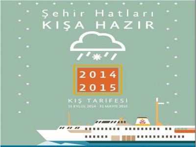Şehir Hatları Kış Tarifesine Geçiyor