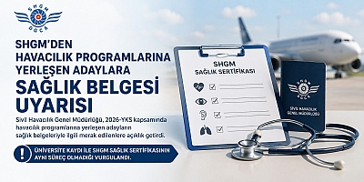 SHGM’den Sağlık Belgesi Uyarısı