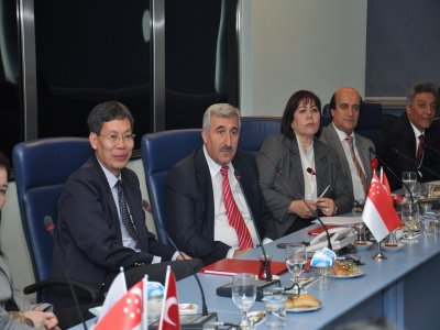 Singapur Ulaştırma Bakanından DHMİ`ye Ziyaret