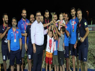 TFF PLAJ FUTBOLU LİGİ ALANYA ETABI’NIN ŞAMPİYONU ALANYA BELEDİYESPOR