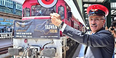 TURİSTİK TATVAN TRENİ YOLA ÇIKTI