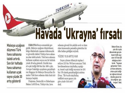 Türk Hava Sahasına Talep İkiye Katlandı