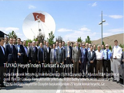 TUYAD Heyeti’nden Türksat’a Ziyaret
