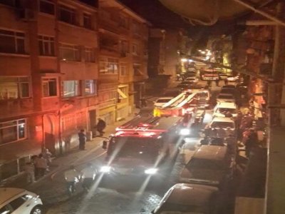 Üsküdar'da yangın paniği
