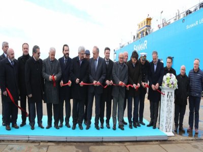 YALOVA`NIN İLK VE TEK DENİZ SÜPÜRGE GEMİSİ DENİZE İNDİRİLDİ