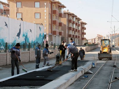 Yeni Tramvay Hattı Çalışmaları