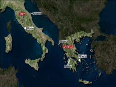 Yunanistan`da Feribot Yangını
